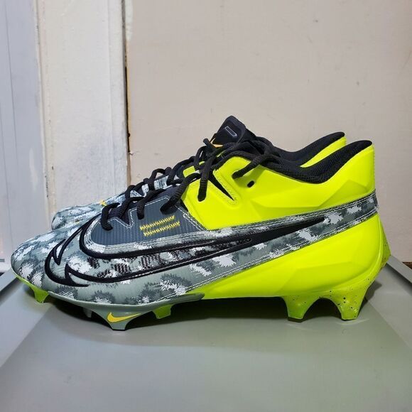 Nike Vapor Edge Elite 360 2 Men Sz 11.5 Volt Black Football Cleats FB3347-703 - Picture 1 of 8